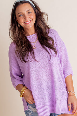 On The Fast Track Knit Top