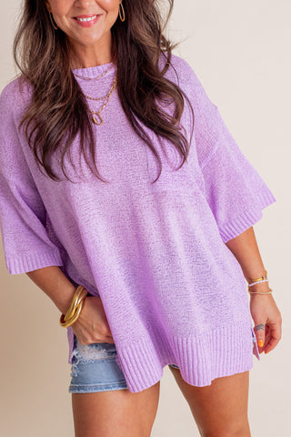 On The Fast Track Knit Top