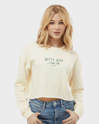 Betty Jean Cropped Lightweight Sweatshirt