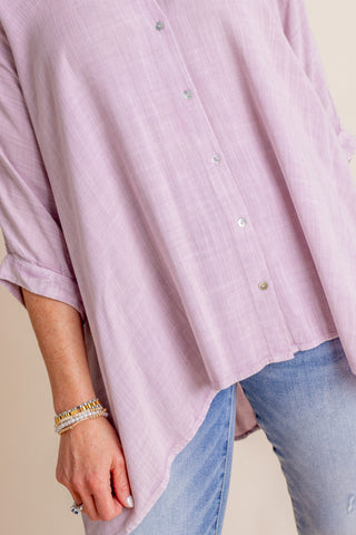 Perfectly Present Button Down Top *Final Sale*