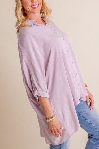 Perfectly Present Button Down Top *Final Sale*