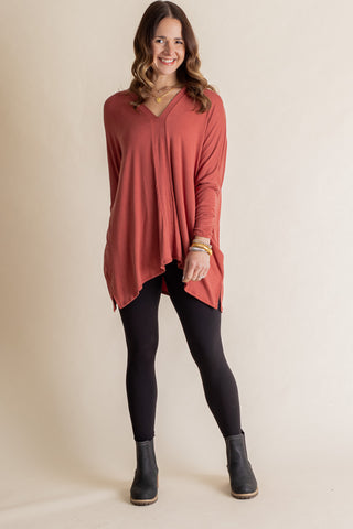 Seize The Day V Neck Top