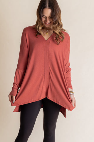 Seize The Day V Neck Top