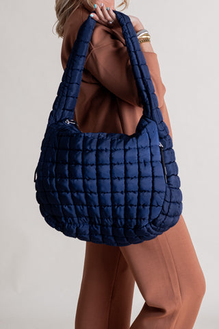 Give It A Go Quilted Tote Bag