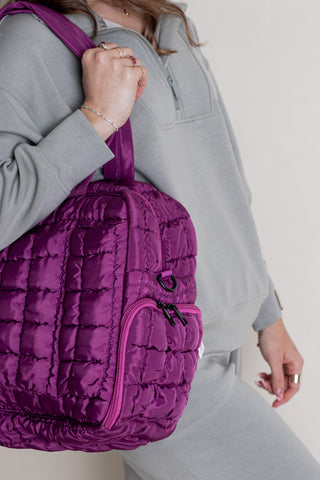 Give It A Go Quilted Weekender Bag