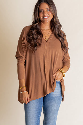 Seize The Day V Neck Top