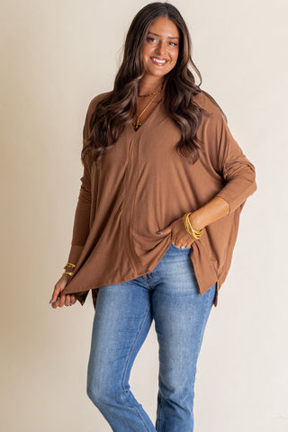 Seize The Day V Neck Top