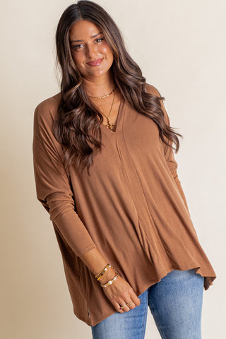 Seize The Day V Neck Top