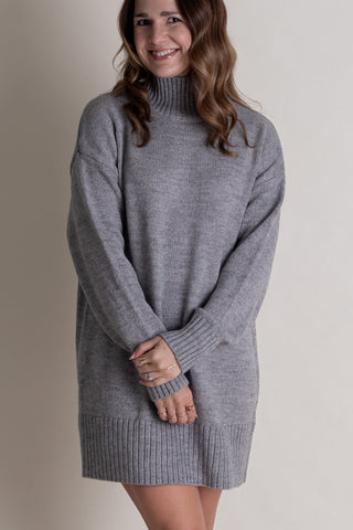 Cuddle Me Up Turtle Neck Sweater Dress