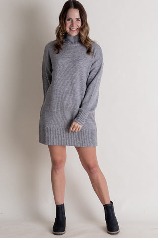 Cuddle Me Up Turtle Neck Sweater Dress