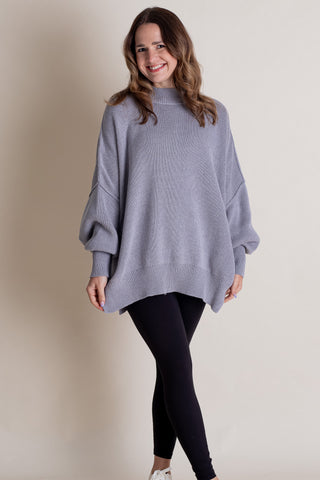 Slow Mornings Oversized Sweater