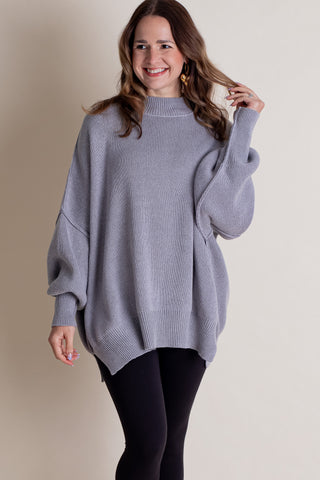 Slow Mornings Oversized Sweater