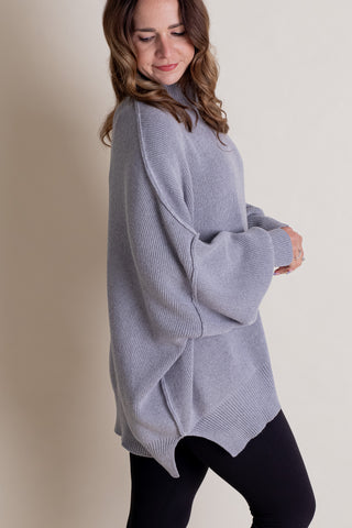 Slow Mornings Oversized Sweater