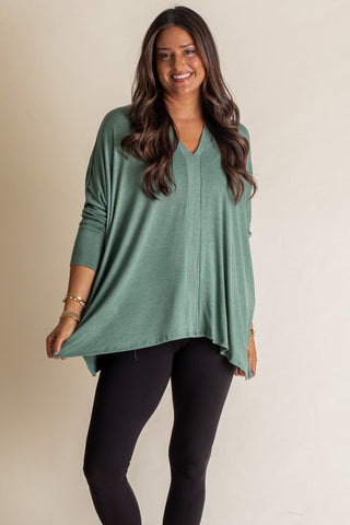 Seize The Day V Neck Top