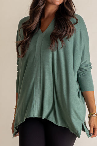 Seize The Day V Neck Top