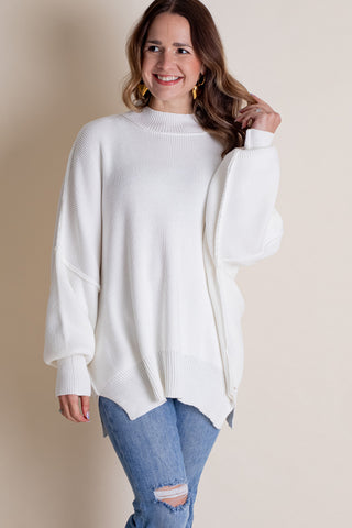 Slow Mornings Oversized Sweater