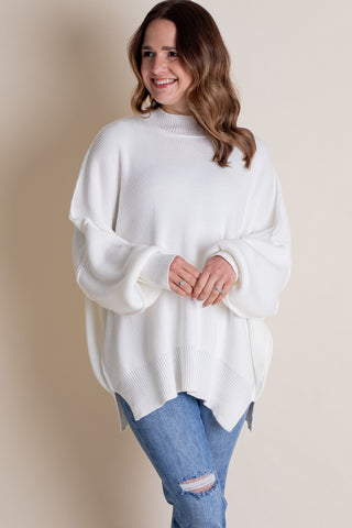 Slow Mornings Oversized Sweater