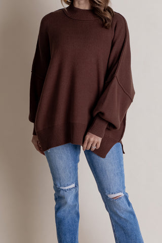 Slow Mornings Oversized Sweater