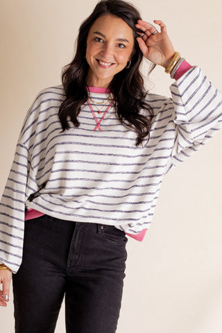 Shine So Bright Drop Shoulder Sweatshirt