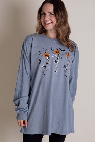 Dancing Jack-O-Lantern Long Sleeve Tee *Final Sale*