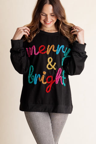 Merry & Bright Round Neck Top