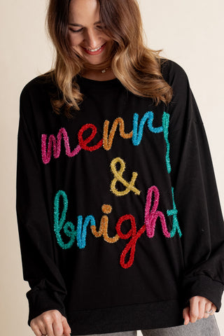 Merry & Bright Round Neck Top