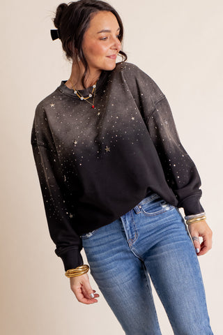 Mixed Emotions Beaded Sweatshirt