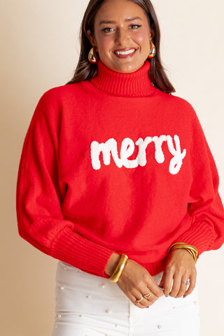 Merry Turtleneck Sweater