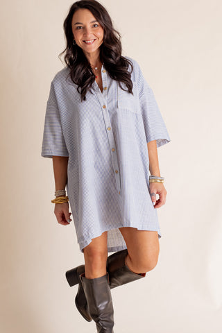 Different Views Button Down Dress