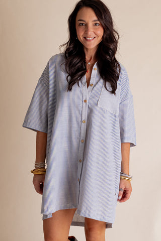 Different Views Button Down Dress