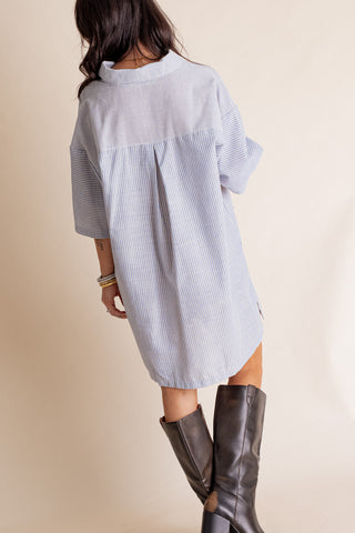 Different Views Button Down Dress