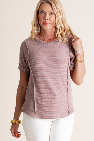 Lead The Way Ribbed Top *Final Sale*