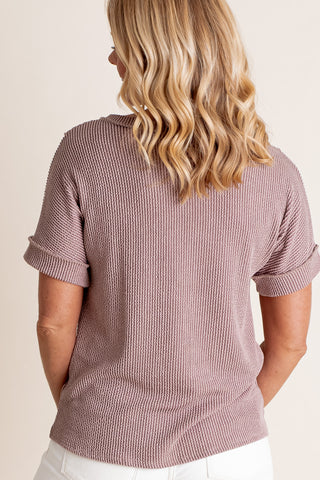 Lead The Way Ribbed Top *Final Sale*