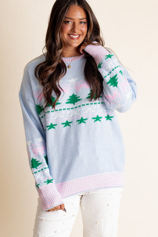 Oh Christmas Tree Ribbed Sweater