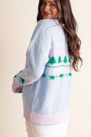 Oh Christmas Tree Ribbed Sweater