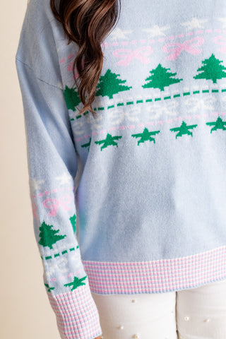 Oh Christmas Tree Ribbed Sweater