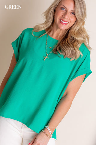 Sun-Kissed Meadows Round Neck Top *Final Sale*