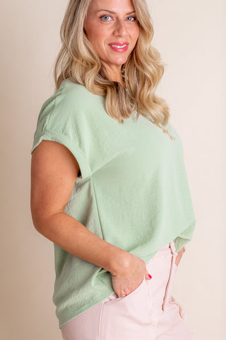 Sun-Kissed Meadows Round Neck Top *Final Sale*