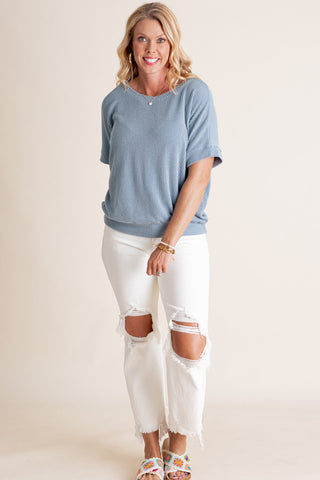 Happy To Be Here Urban Ribbed Top *Final Sale*