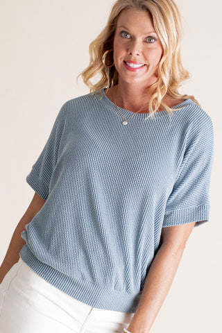 Happy To Be Here Urban Ribbed Top *Final Sale*