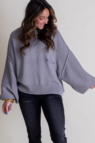 Never Let You Go Mock Neck Sweater *Final Sale*