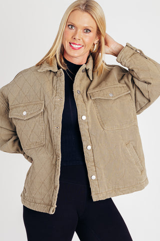 Check You Out Button Down Jacket *Final Sale*