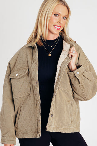 Check You Out Button Down Jacket *Final Sale*