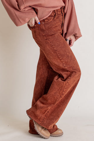 Rachel High Rise Wide Leg Jeans