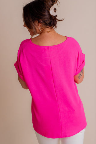 Sun-Kissed Meadows Round Neck Top *Final Sale*