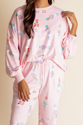 Nutcracker Velvet Pajama Top