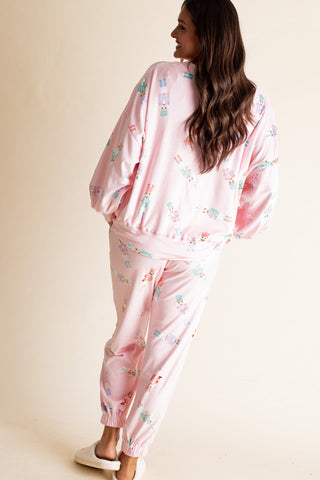 Nutcracker Velvet Pajama Top