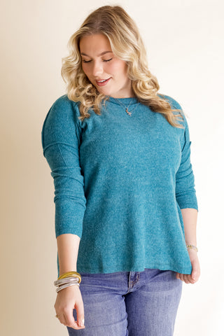 Never Alone Ribbed Sweater