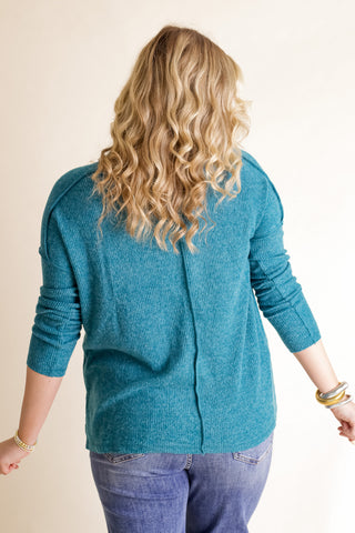 Never Alone Ribbed Sweater