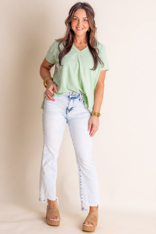 Tranquil Retreat V Neck Top *Final Sale*